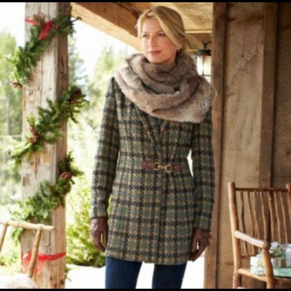 Soft Surroundings wool coat
